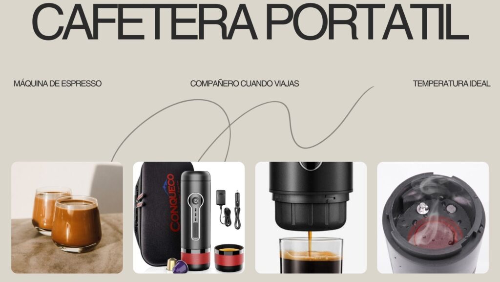 cafetera portátil eléctrica 